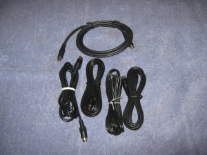 Five S-Video Cables