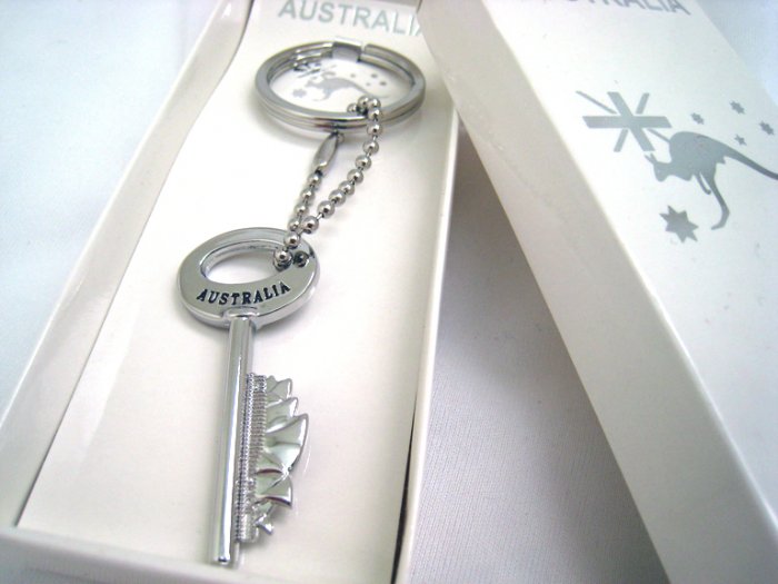 Australian keychain key holder in a box