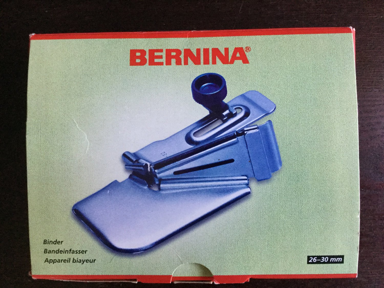 BERNINA Binder attachment 84 and bonus foot 94
