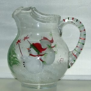 Snowman Pitcher
