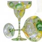Margarita Glasses - set of 2 - Lemon/Lime
