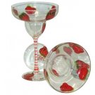 Margarita Glasses - set of 2 - Strawberries