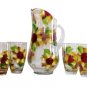 Lemonade Set - Pitcher and 4 glasses - Sunflower