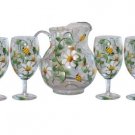 Lemonade Set - Pitcher and 4 glasses - Daisy Fields