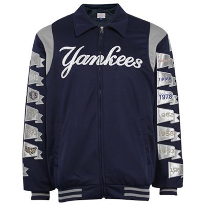 yankees navy york varsity pennant jacket series