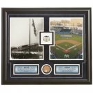 New York Yankees Yankee Stadium Opening Day 1923 and 2008 Commemorative Game Used Dirt Collage