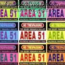CANVAS AREA 51 sign poster pop art print ALIEN!! limited signed coa 1-25