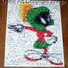 Amazing Marvin the Martian REAL flying saucers Montage limited signed coa 1-25