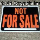 funny gag trick NOT FOR SALE sign classic car or junker