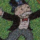 Monopoly Rich Uncle Pennybags Bottlecap mosaic print
