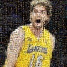 Amazing LA Lakers Pau Gasol Montage Limited Edition COA
