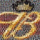 Amazng BUD Beer Bottle Label Budweiser Sign Art montage