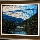 Amazing WV New River Gorge Bridge State Montage w/COA