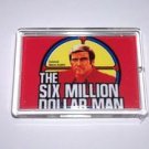 Six 6 Million Dollar Man magnet display Steve Austin