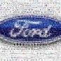 Amazing FORD cars trucks logo Montage signed #ed w/COA