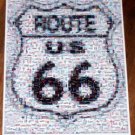 RARE Coke Coca Cola FORD Mustang Route 66 sign Montage