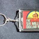 The 6 Six Million Dollar Man Blinking KeyChain COOL
