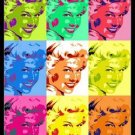 CANVAS original Doris Day pop art print RARE