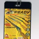 vintage Daisy Red Ryder Air Rifle Ad Luggage Bag Tag