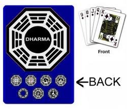 ABC tv show LOST Dharma Sations playing cards NEW prop
