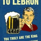 Cleveland Cavaliers FRAMED HATE LeBron James Bar Sign