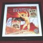 Led Zeppelin 1975 Palm Beach concert shadow box display