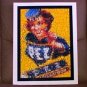vintage Pez Girl Amazing Montage sign