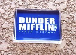 Acrylic The Office Dunder Mifflin Executive Paperweight