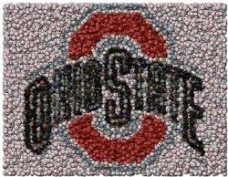 Ohio State Best Bar Game Dorm Room Sign EVER framed COA