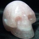 Natural Rose Quartz Crystal Skull Healing Gemstone 38mm