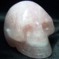 Natural Rose Quartz Crystal Skull Healing Gemstone 38mm
