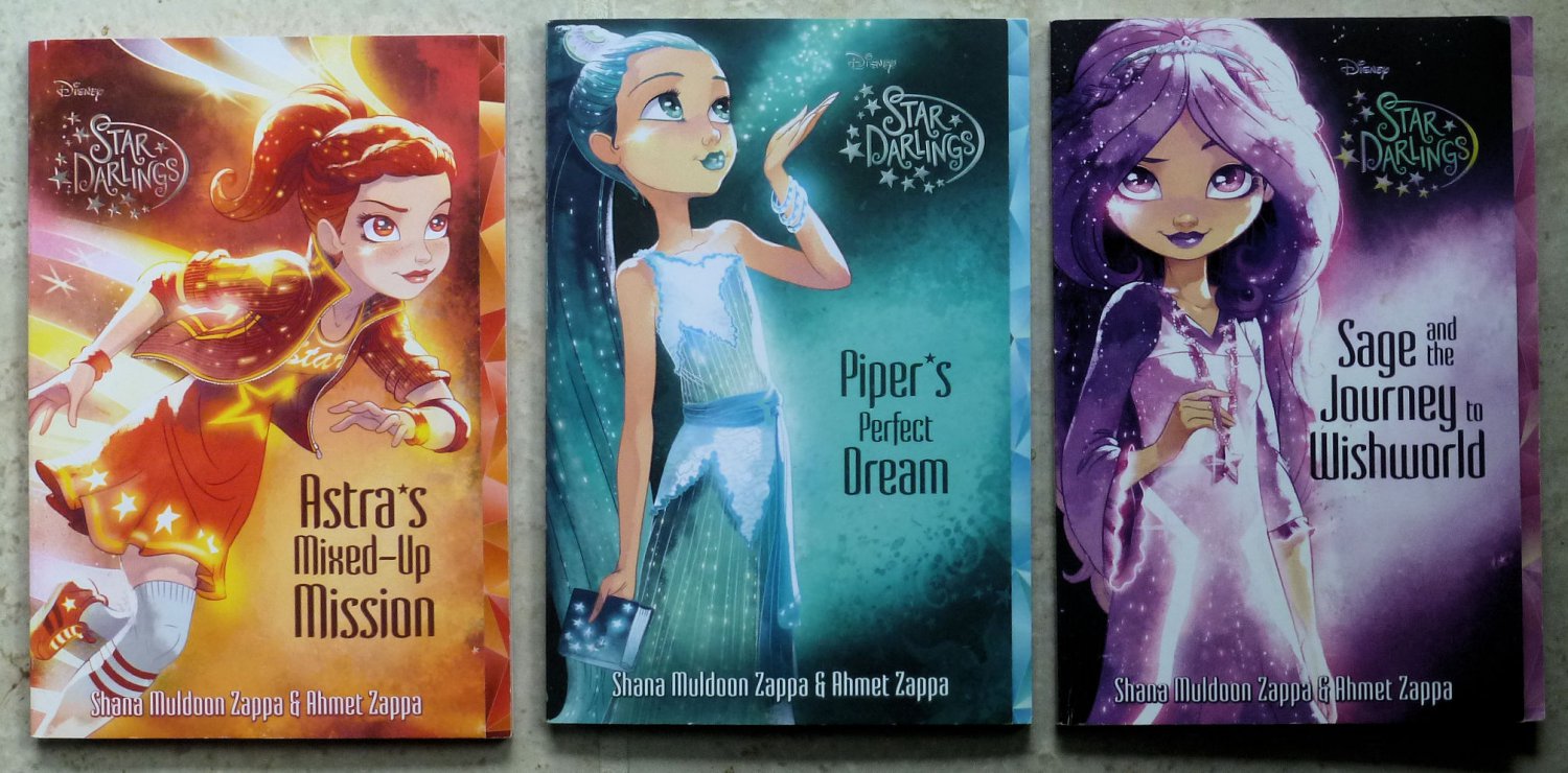 Disney Star Darlings 3 Softcover Books Sage Journey Pipers Dream Astra S Mission