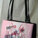 Petite 2 Strap Handbags with Front Motorcycle Design