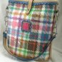 Square Shaped Handbags with Trendy Plaid Design