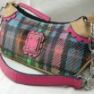 Small Handbags with Trendy Plaid Design & Partial Chain Strap