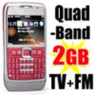 Mobile CELL Phone FM quad-Band 2-Sim Stadnby  + 2GB TF