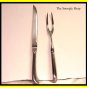 2 Pc Carving Set Meat Fork Knife Stainless Steel