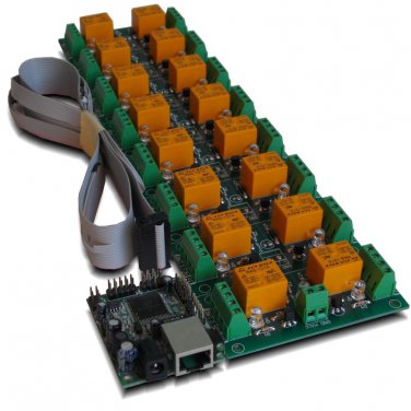 Internet/Ethernet 16 Relay Board - IP, SNMP, Web, Home Automation, 24 VDC