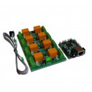 Web SNMP controlled 8 Relay Board v2, 12V