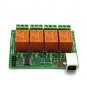 USB Four(4) Relay Module,Board for Home Automation (RAS-05-15)