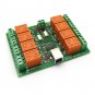 USB Eight Channel Relay Board for Automation, 12V