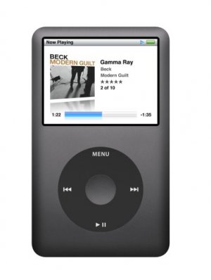 Apple ipod 120gb Classic 6th generation mp3 video player