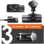 Vantrue N4 Dual Dash Vehicle Cam 3 Channel 1440P Front Night Vision Dash Cam Camera
