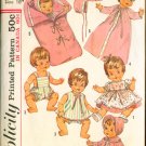 Vintage Simplicity #5730 Doll Wardrobe 16" for Betsy Wetsy