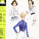 McCall's 9364 Vintage sewing pattern Sexy & Elegant Blouse Set 10/32.5 UNCUT