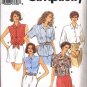 Simplicity 8302 Misses Casual Shirts Size 6-12 UNCUT
