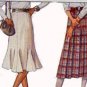 Vintage 80s McCalls 9162 FLARED and fitted Six gore Skirt Sewig pattern Size 8 UNCUT