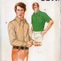 Vintage 70s Kwik Sew 467 Mens Casual Shirt Pattern Chest 36-40 UNCUT