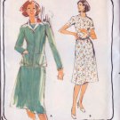 Vintage 80s Butterick 5350 Misses Dress and Jacket Size 16 UNCUT