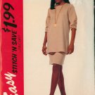 Easy McCalls Stitch N Save 7209 Misses Tunic and Skirt Size 10-16 UNCUT